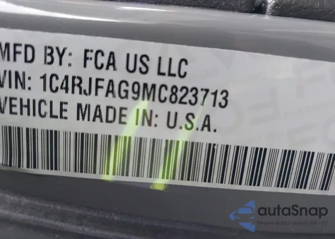 2021 Jeep Grand Cherokee Laredo X 4X4 from USA, damaged, VIN 1C4RJFAG9MC823713